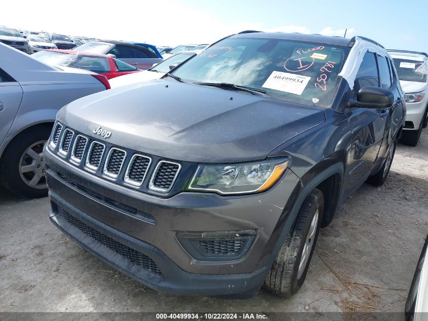 VIN 3C4NJCAB7JT250781 2018 Jeep Compass, Sport Fwd no.2