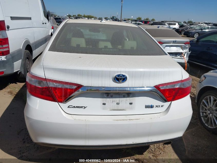 2015 Toyota Camry Hybrid Xle VIN: 4T1BD1FK0FU174840 Lot: 40499962