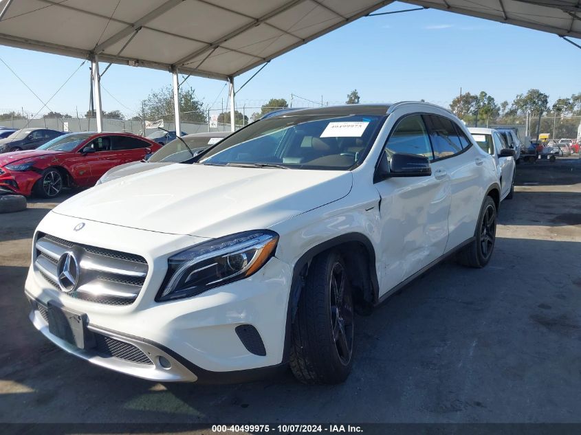 WDCTG4GB6FJ036652 2015 MERCEDES-BENZ GLA CLASS - Image 2