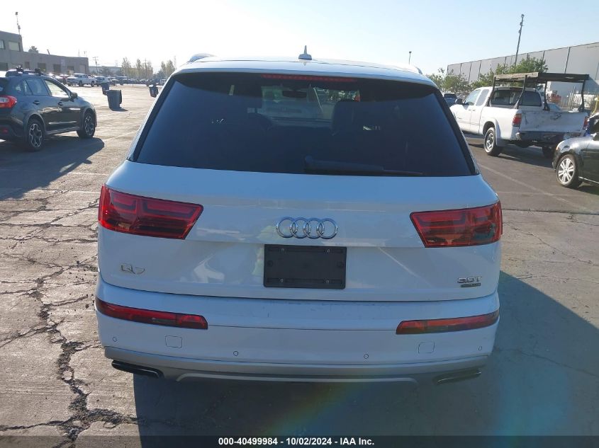 2017 Audi Q7 3.0T Premium VIN: WA1VAAF75HD009336 Lot: 40499984