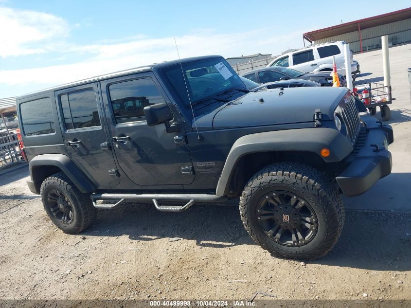 2017 Jeep Wrangler Unlimited Sport 4X4 VIN: 1C4BJWDG3HL676419 Lot: 40499998