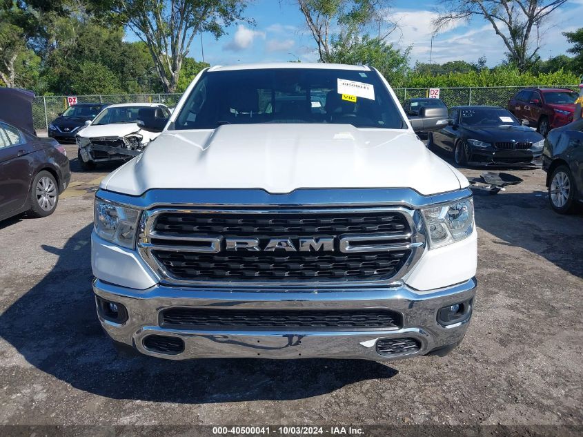 2022 Ram 1500 Big Horn 4X2 6'4 Box VIN: 1C6RREBT2NN350684 Lot: 40500041