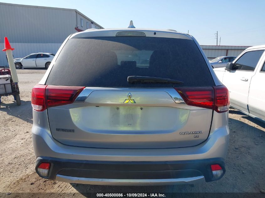 2019 Mitsubishi Outlander Se VIN: JA4AD3A31KJ002172 Lot: 40500086