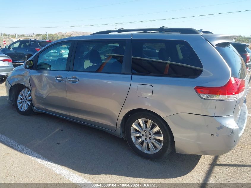 5TDYK3DCXBS157201 2011 Toyota Sienna Ltd