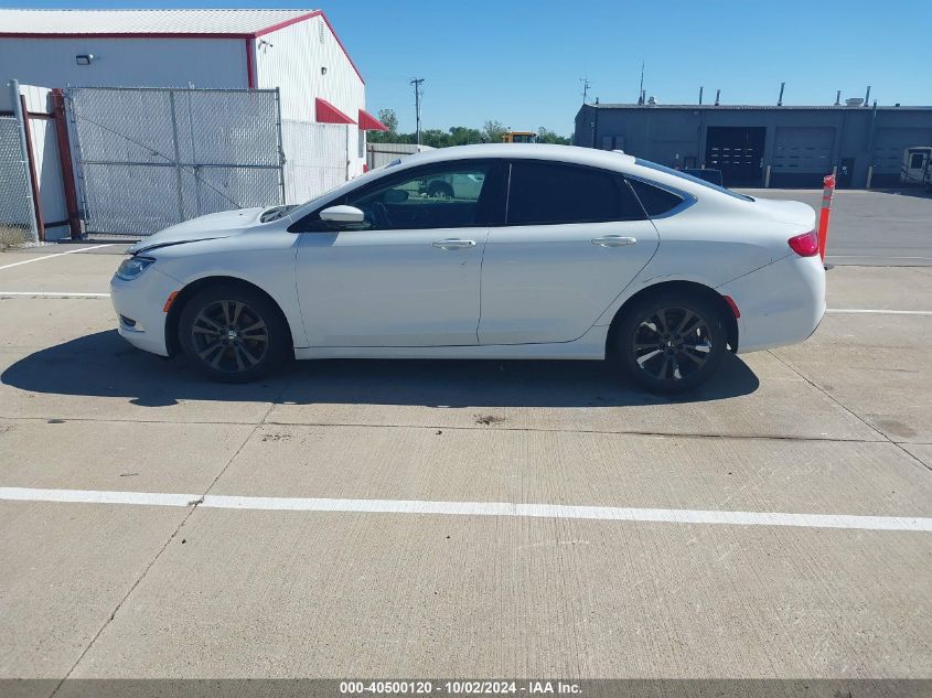 2015 Chrysler 200 Limited VIN: 1C3CCCABXFN611496 Lot: 40500120