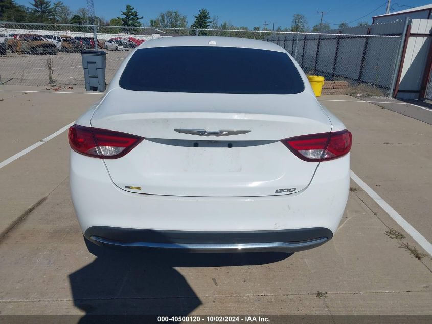 2015 Chrysler 200 Limited VIN: 1C3CCCABXFN611496 Lot: 40500120