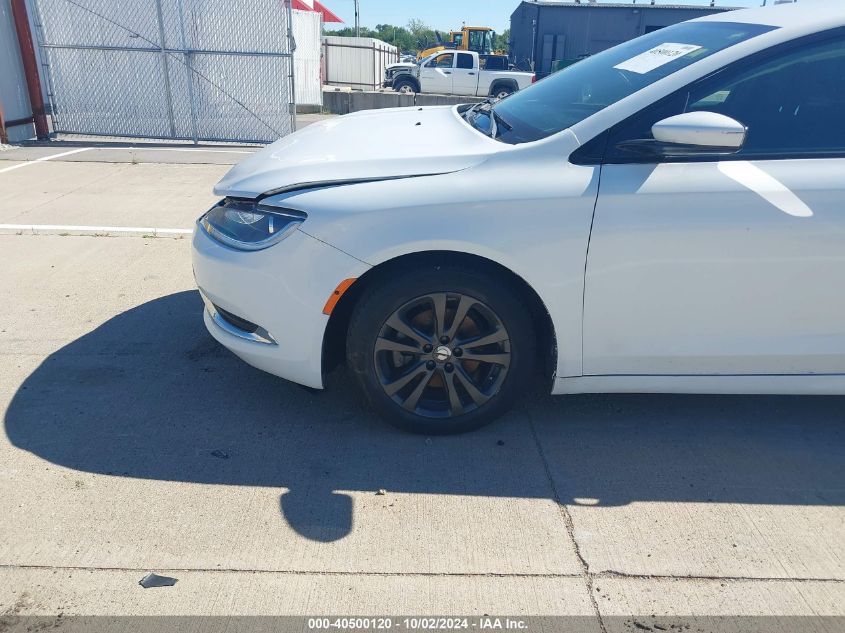 2015 Chrysler 200 Limited VIN: 1C3CCCABXFN611496 Lot: 40500120