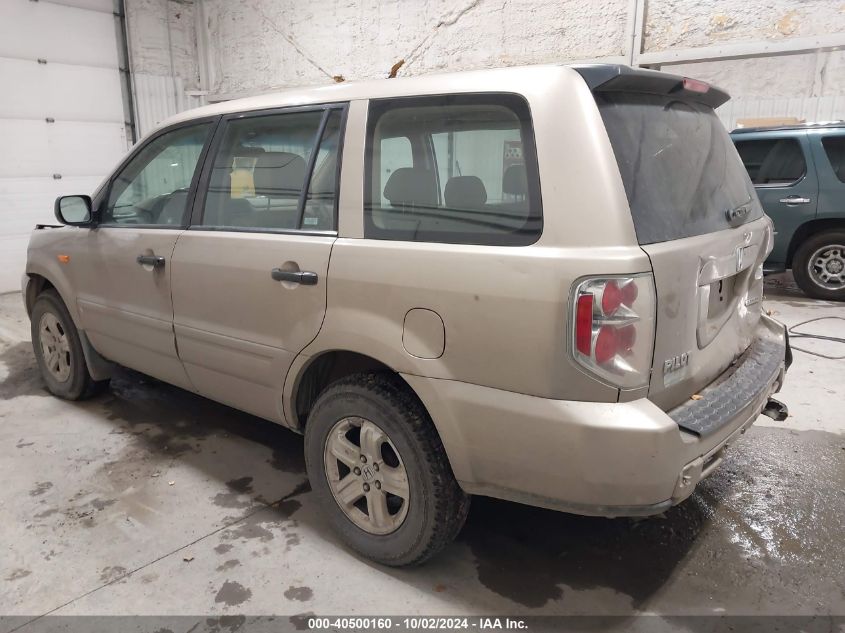 2HKYF181X6H526278 2006 Honda Pilot Lx