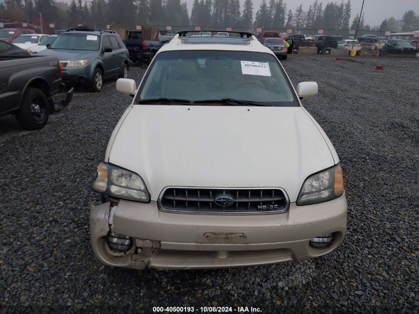 2004 Subaru Outback H6-3.0 L.l. Bean Edition VIN: 4S3BH806147626948 Lot: 40500193