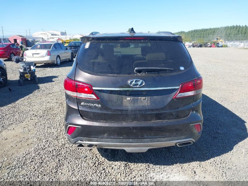 2017 Hyundai Santa Fe Se VIN: KM8SM4HF5HU196045 Lot: 40500212