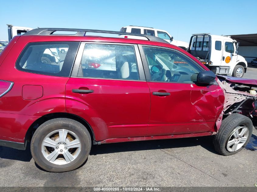 2010 Subaru Forester 2.5X VIN: JF2SH6BC9AH766115 Lot: 40500285