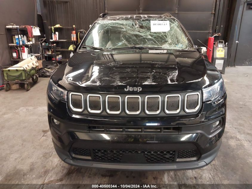 2022 Jeep Compass Latitude 4X4 VIN: 3C4NJDBB2NT122605 Lot: 40500344