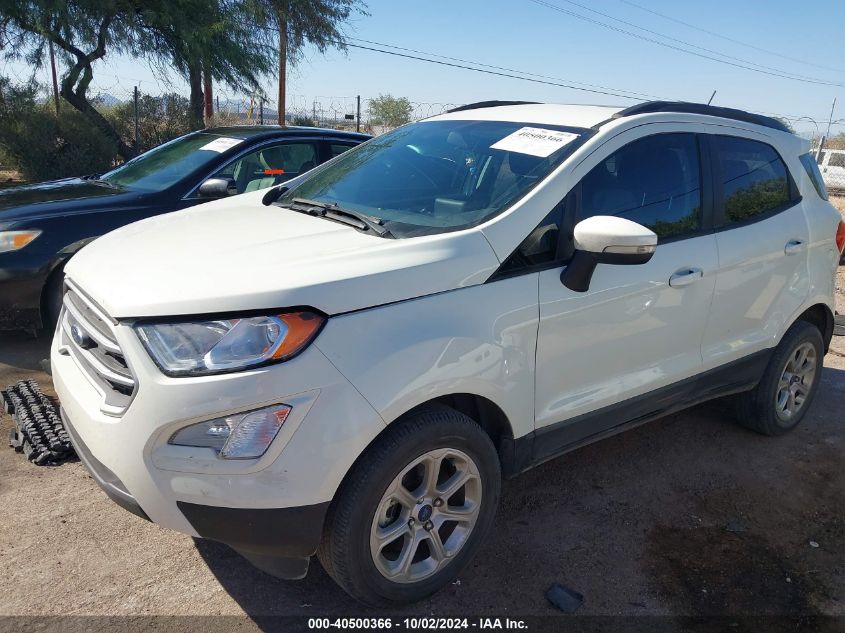 2022 Ford Ecosport Se VIN: MAJ6S3GLXNC470067 Lot: 40500366