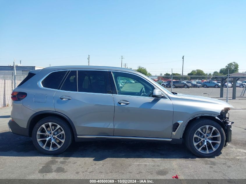 2024 BMW X5 xDrive40I VIN: 5UX23EU0XR9V94143 Lot: 40500369