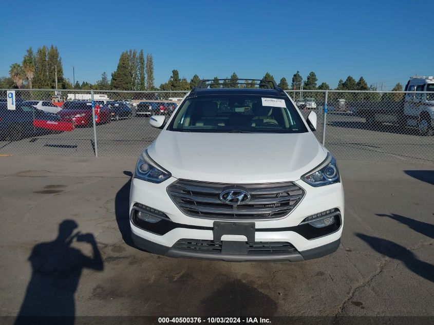 2017 Hyundai Santa Fe Sport 2.0T Ultimate VIN: 5XYZWDLA2HG436081 Lot: 40500376