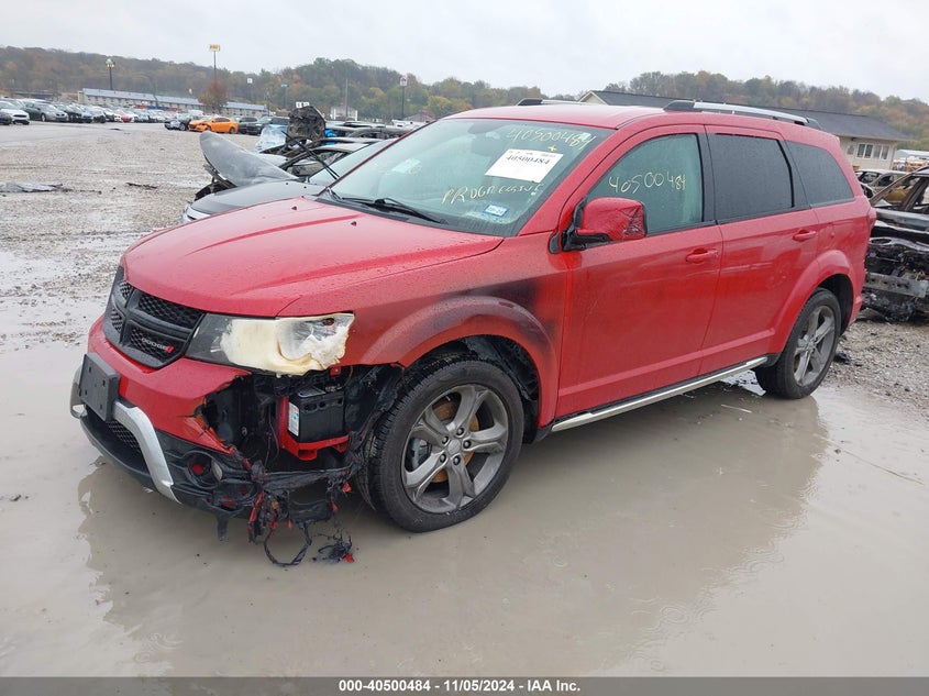 Vin: 3c4pdcgg8gt214397, lot: 40989186, dodge journey crossroad plus 20162