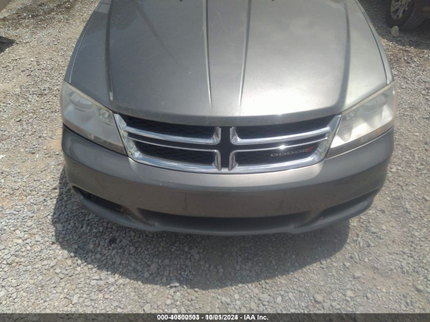 2013 Dodge Avenger Se VIN: 1C3CDZABXDN607168 Lot: 40500503