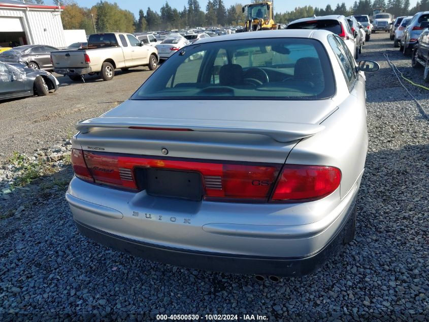 2002 Buick Regal Gs VIN: 2G4WF551521203878 Lot: 40500530