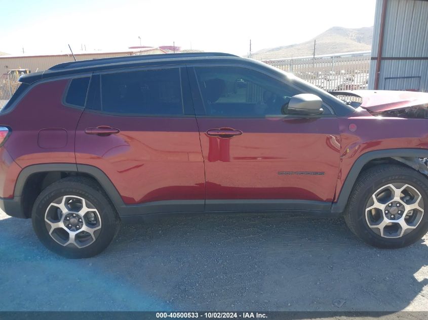 2022 Jeep Compass Trailhawk 4X4 VIN: 3C4NJDDB8NT116823 Lot: 40500533