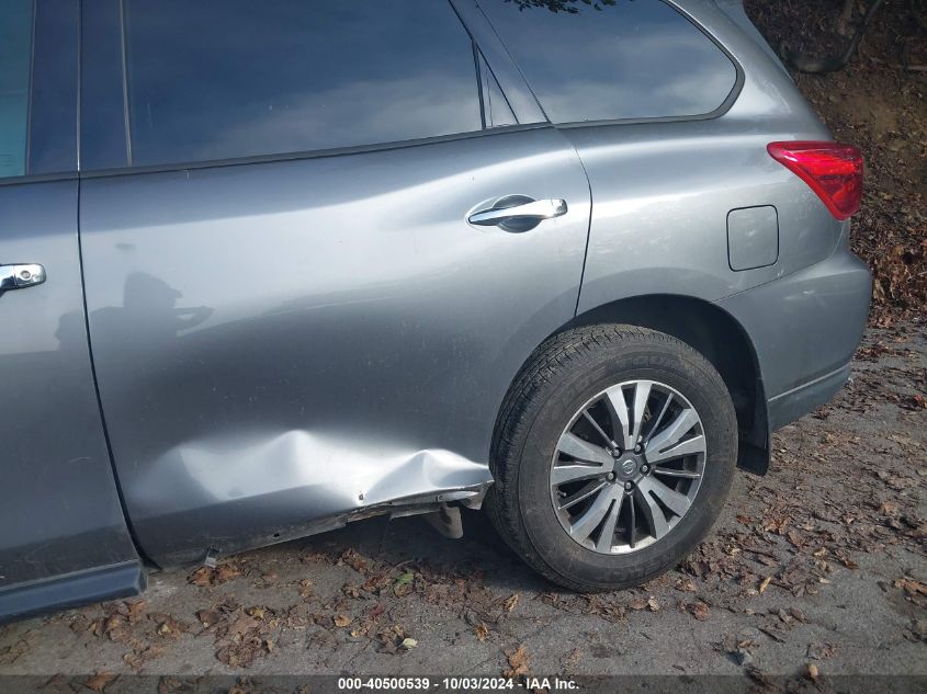 2018 Nissan Pathfinder S VIN: 5N1DR2MM1JC615569 Lot: 40500539