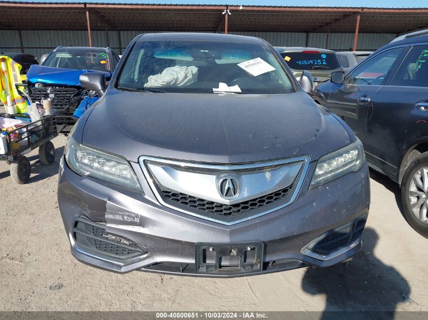 2017 Acura Rdx Acurawatch Plus Package VIN: 5J8TB4H35HL014212 Lot: 40500651