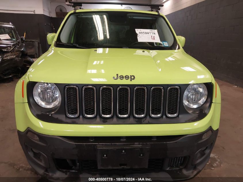 2017 Jeep Renegade Latitude 4X4 VIN: ZACCJBBB4HPF50893 Lot: 40500778