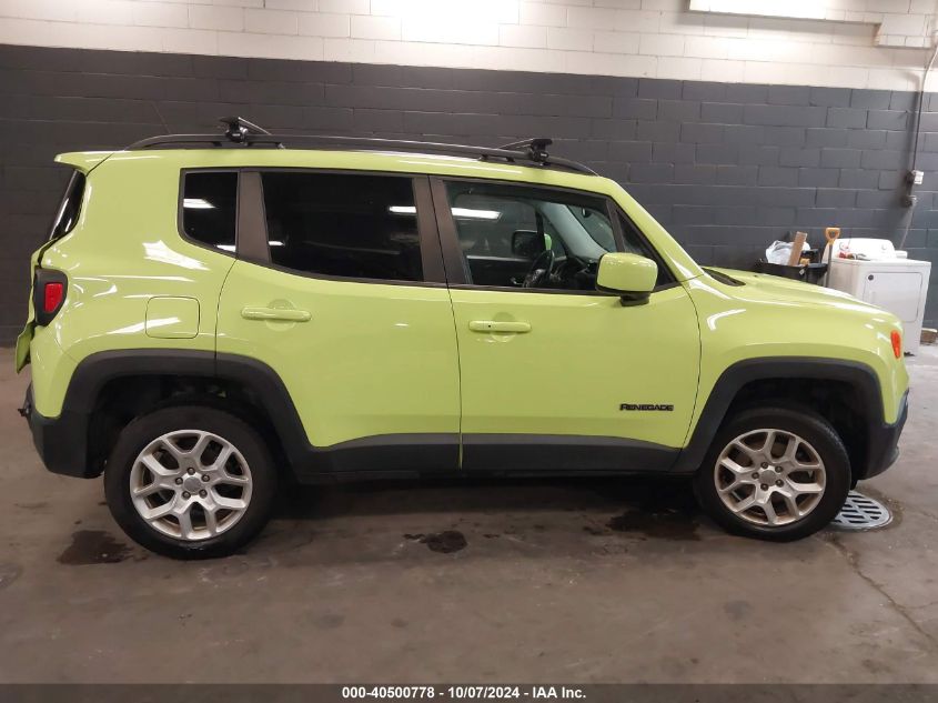 2017 Jeep Renegade Latitude 4X4 VIN: ZACCJBBB4HPF50893 Lot: 40500778