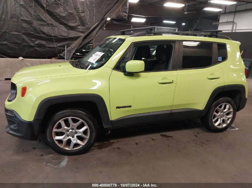 2017 Jeep Renegade Latitude 4X4 VIN: ZACCJBBB4HPF50893 Lot: 40500778