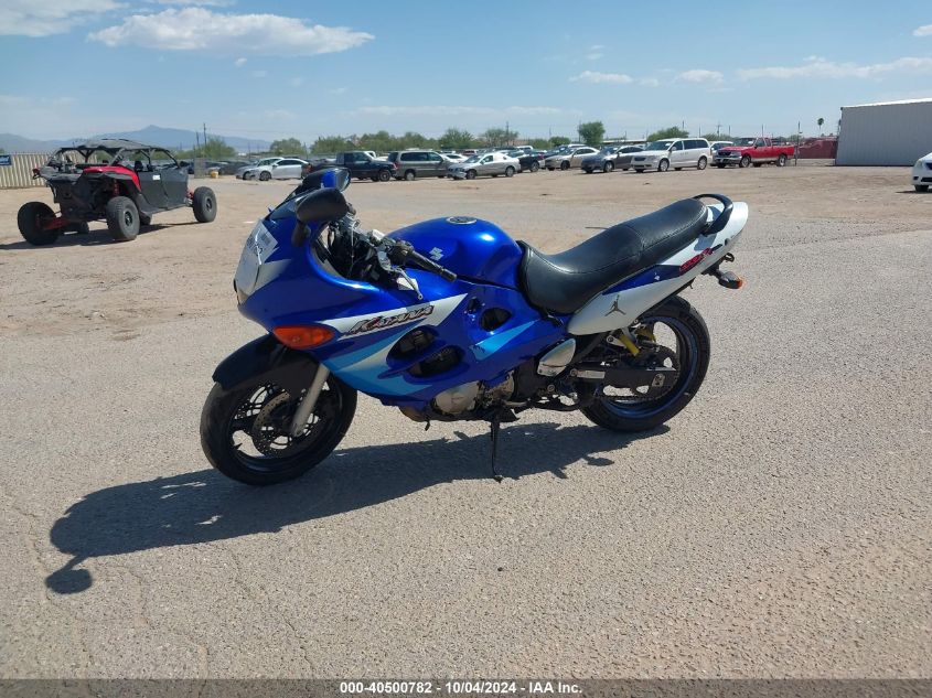 2004 Suzuki Gsx600 F VIN: JS1GN79A242100786 Lot: 40500782