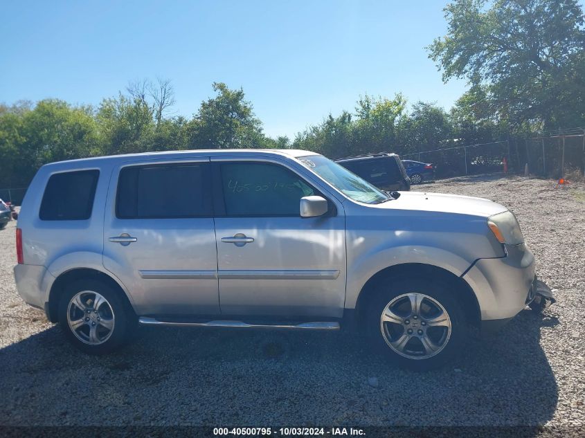 2012 Honda Pilot Ex-L VIN: 5FNYF4H59CB060910 Lot: 40500795