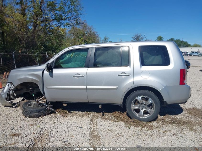 2012 Honda Pilot Ex-L VIN: 5FNYF4H59CB060910 Lot: 40500795