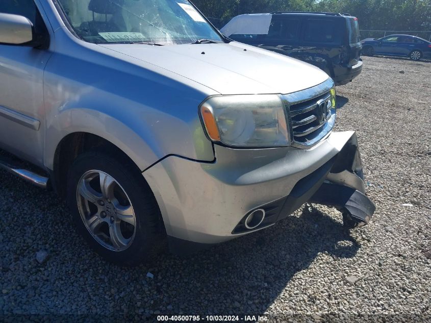 2012 Honda Pilot Ex-L VIN: 5FNYF4H59CB060910 Lot: 40500795