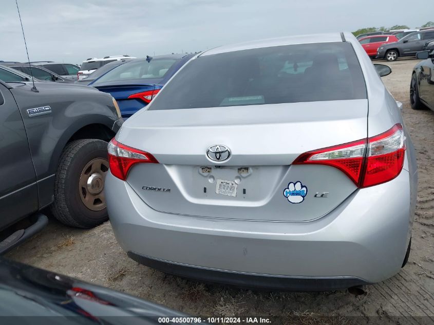 2016 TOYOTA COROLLA LE - 5YFBURHE9GP548869