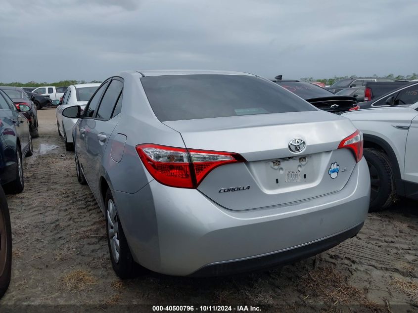 2016 TOYOTA COROLLA LE - 5YFBURHE9GP548869