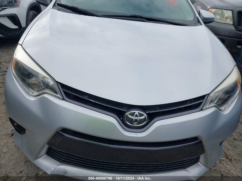 2016 TOYOTA COROLLA LE - 5YFBURHE9GP548869