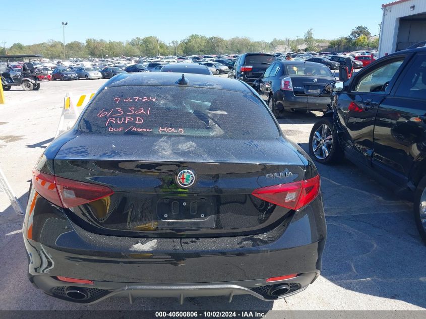 VIN ZARFAMAN0K7613521 2019 ALFA ROMEO GIULIA SPORT RWD