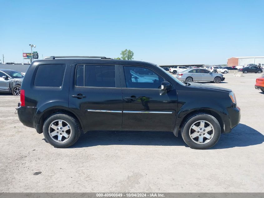 2011 Honda Pilot Touring VIN: 5FNYF3H98BB037713 Lot: 40500849