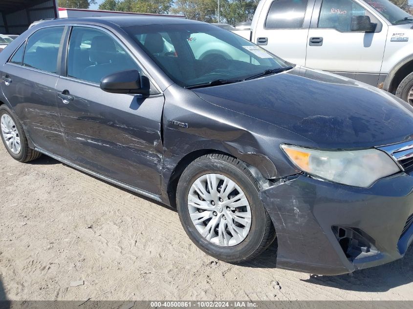 4T1BD1FK2DU078480 2013 Toyota Camry Hybrid Le