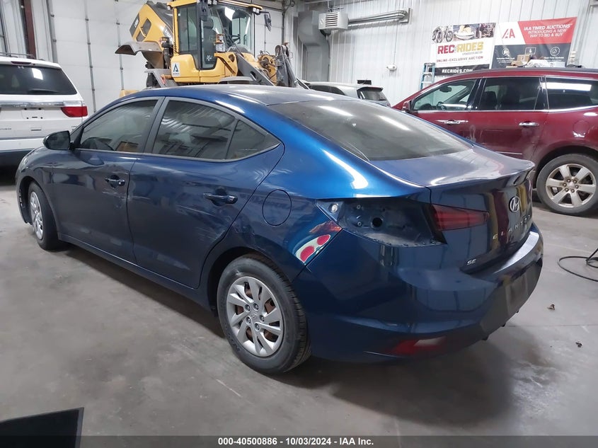 2019 HYUNDAI ELANTRA VIN: 5NPD74LF8KH497471