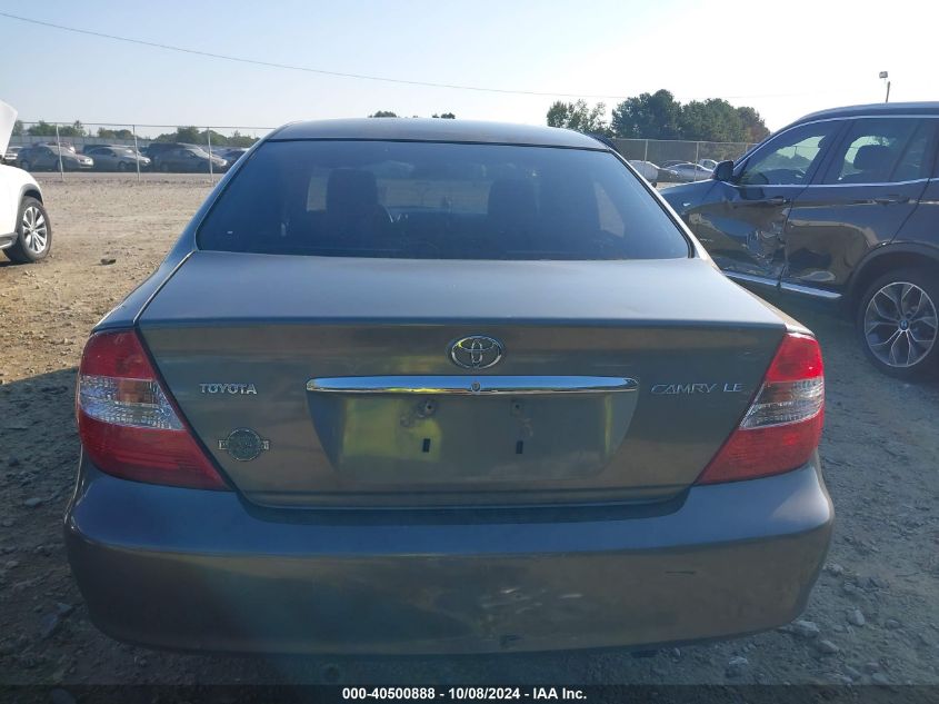 2003 Toyota Camry Le/Xle/Se VIN: 4T1BE32K23U647275 Lot: 40500888