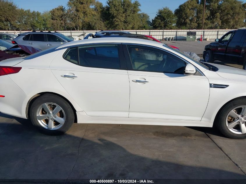 5XXGM4A72FG476750 2015 Kia Optima Lx