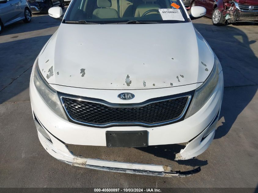 5XXGM4A72FG476750 2015 Kia Optima Lx