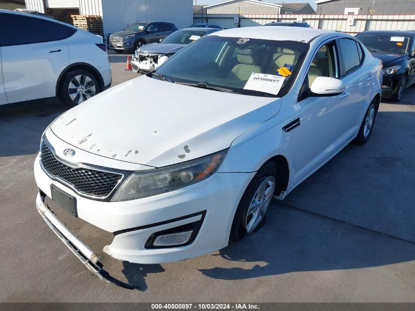 5XXGM4A72FG476750 2015 Kia Optima Lx