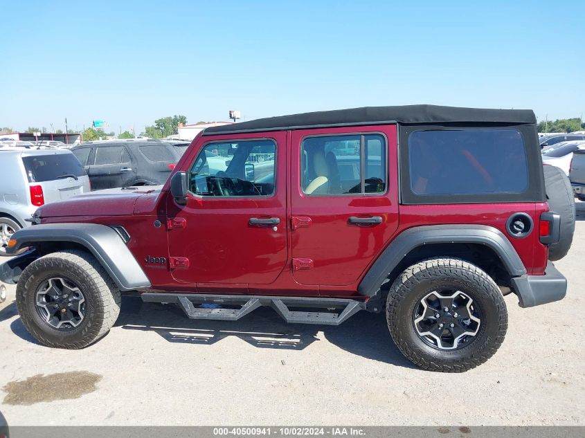 2022 Jeep Wrangler Unlimited Sport 4X4 VIN: 1C4HJXDG0NW100216 Lot: 40500941