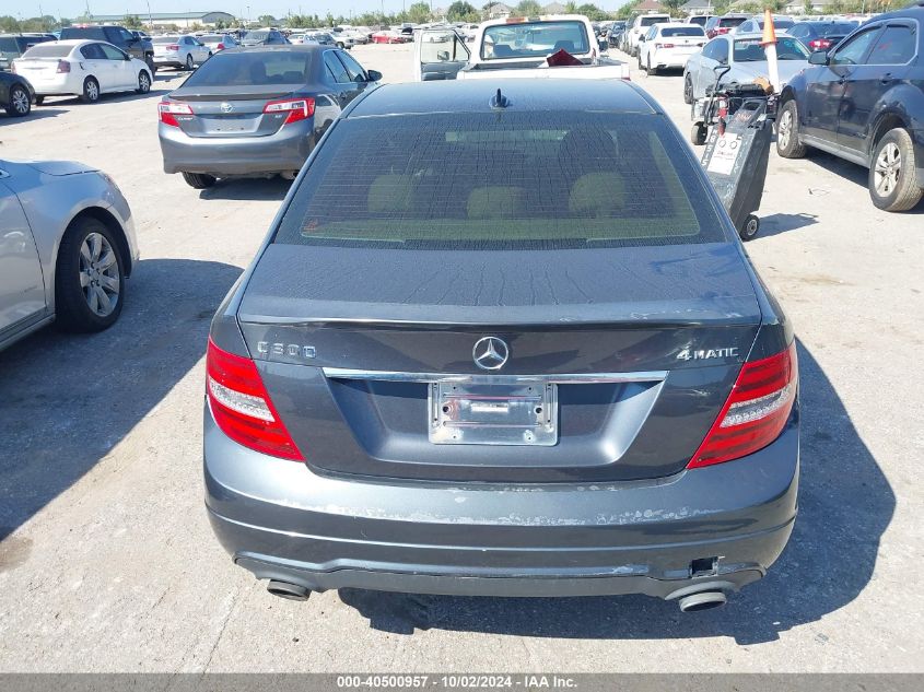 2013 Mercedes-Benz C 300 Luxury 4Matic/Sport 4Matic VIN: WDDGF8AB2DR293788 Lot: 40500957