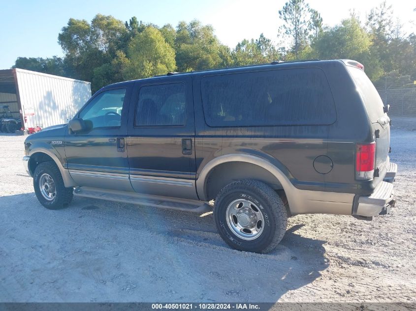 2002 Ford Excursion Limited VIN: 1FMNU43S52ED70683 Lot: 40501021