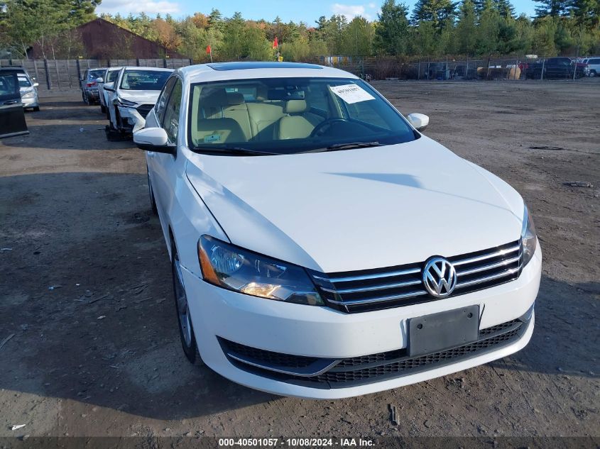 2013 Volkswagen Passat 2.5L Se VIN: 1VWBP7A32DC106750 Lot: 40501057