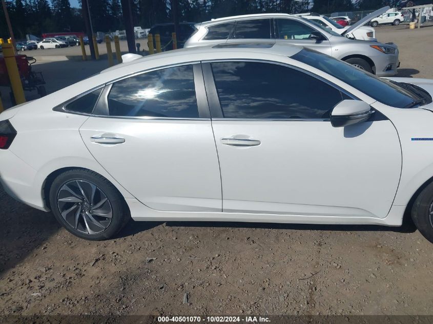 2022 Honda Insight Touring VIN: 19XZE4F91NE001842 Lot: 40501070