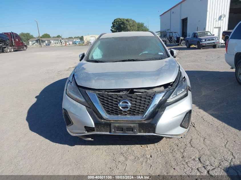 5N1AZ2MS9KN107910 2019 Nissan Murano Sv