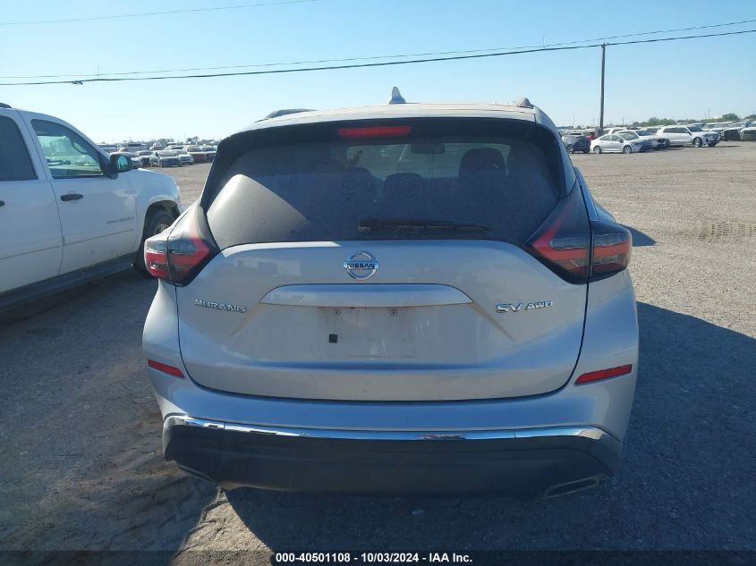 5N1AZ2MS9KN107910 2019 Nissan Murano Sv